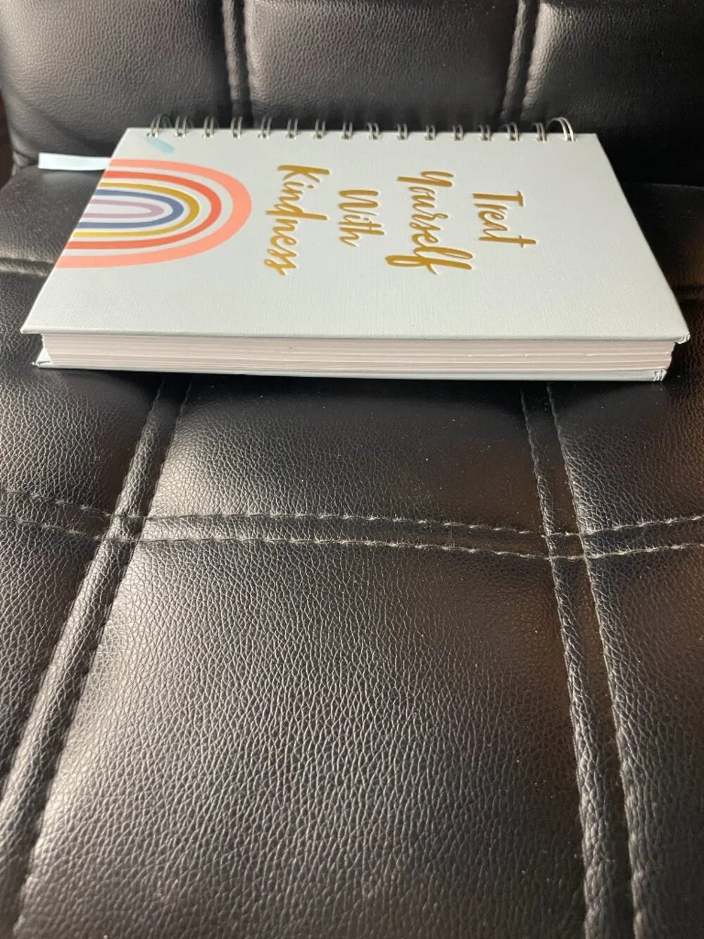 Treat Yourself with Kindess Hardcover Wellness Journal